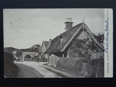 Staffordshire STRETTON School Ln Gailey c1905 Postcard by J.Wakefield of Brewood - Image 1 of 2