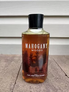 Bath Body Works Men Mahogany Woods 2 In 1 Hair Wash Shower Gel soap shampoo - Picture 1 of 2