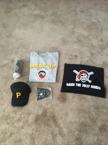 Pittsburgh Pirates Rally Towel, Bottle, adjustable hat , Mask, T Shirt Lot 2021 Cover