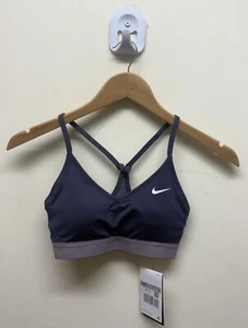 Nike Women’s Indy Light Support Sports Bra Purple DD1675-573 (QD7) - Picture 1 of 10
