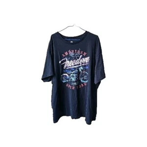 Celebrate Patriotic American Freedom On the Open Road Herren 3XL Motorrad T-Shirt - Bild 1 von 5