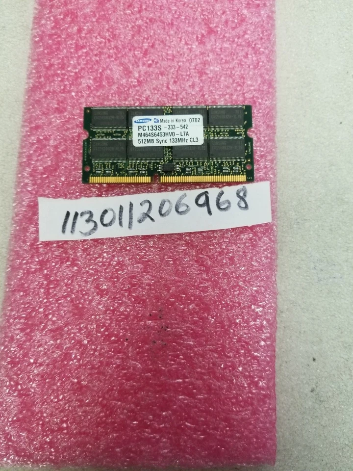  512MB SDR SDRAM SYNCH SD PC PC133 133 144PIN NON-ECC 32X8 MEMORY RAM FOR  - Image 1 of 1