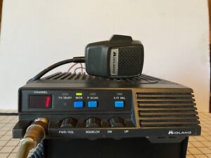 Midland 70-1342B VHF XTR FM Transceiver w/Mic/Bracket/cable TESTED