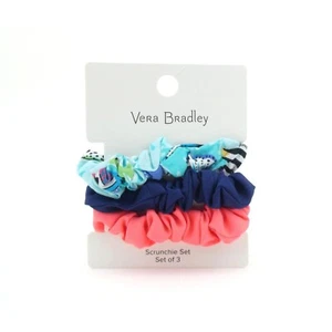 Vera Bradley Antilles Treasure Scrunchie set di 3 nuovi con etichette - Foto 1 di 2