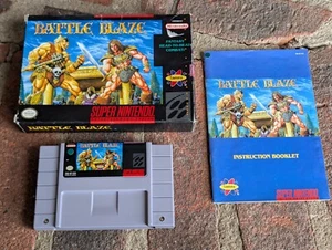 Battle Blaze Super Nintendo SNES Complete CIB Tested & Working - Picture 1 of 7