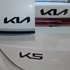 Black High glossy Front or Rear or k5 logo Emblem (Fits: 2025+ Kia K5 facelift) - Picture 1 of 10