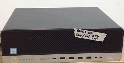 HP800 G3 SFF -i5-6500 3.2GHz | 8GB RAM | 256GB SATA SSD | Win 10 Pro - Image 1 of 3