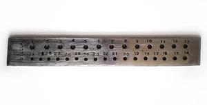 Proops Jewellers 8" Hexagonal 30 Hole Drawplate Jewellery Wire Wrapping J1008 - Picture 1 of 1