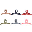 Matte Hair Claw Clips - 6pcs, Strong Hold