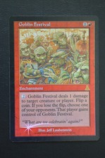 Magic The Gathering MTG GOBLIN FESTIVAL FOIL Urza's Destiny LP Lightly Played