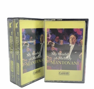Cassette tape mixed lot 3 vtg set reader digest Mantovani world melody orchestra - Image 1 of 4
