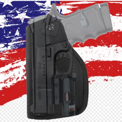 Concealed Carry IWB OWB Right Left Hand Gun Holster Fits Gun with Laser or Light - Image 1 of 4