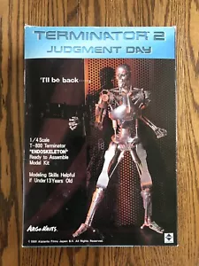 ArgoNauts Terminator 2 Judgment Day 1/4 T800 ENDOSKELETON Vinyl Model Kit - Picture 1 of 8