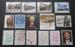 Grecia lotto collezione francobolli diversi USATI - Foto 1 di 2