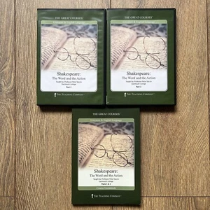 The Great Courses DVDs & Guidebook Literature Shakespeare: The Word & The Action - Picture 1 of 9