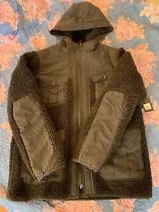 Abrigo Lucky Brand - Para Hombre - Cremallera con Capucha - Nailon, Politre, Acrílico (Talla Mediana) - Imagen 1 de 14
