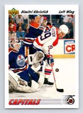 1991-92 Upper Deck #157 Dimitri Khristich  Washington Capitals 