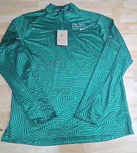 Nike FB9036-365 Men's Dri-FIT Element 1/4-Zip Running Top Malachite Size M - Picture 1 of 6