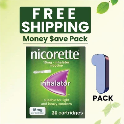 Inhalador nicorrette 15mg - 36Cartuchos - Imagen 1 de 4