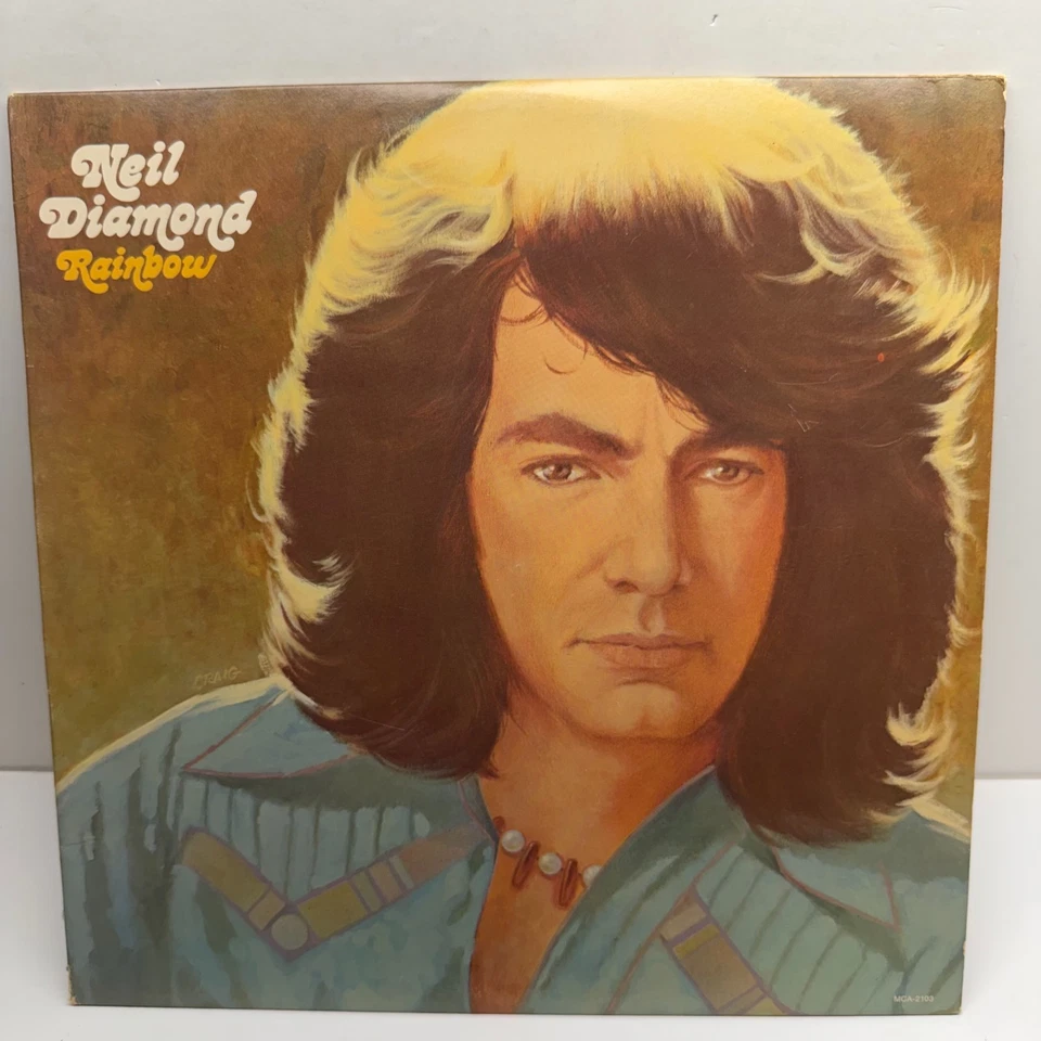 NEIL DIAMOND RAINBOW - MCA-2103 LP VINYL RECORD MCA RECORDS 1973 Classic - Image 1 of 4