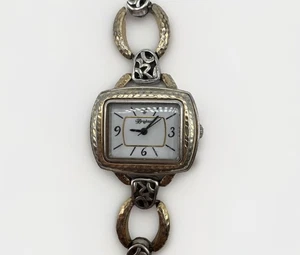 Brighton Two Tone Las Vegas Watch With Toggle Adjustable Clasp - Picture 1 of 16