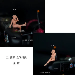 3D Printed 1/72/87/64 WWII American Female Pilots 2-person Finished Model - Picture 1 of 4