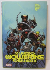 X Lives of Wolverine / X Deaths of Wolverine sobrecubierta de tapa dura, ¡leer una vez! - Imagen 1 de 3