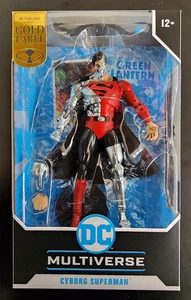 McFarlane Toys DC Multiverse Cyborg Superman Gold Label Revenge Green Lanterns - Picture 1 of 7