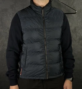 Auth. Prada Red Tab Designer Down Puffer Jacket Wool Nylon Men’s - Picture 1 of 23