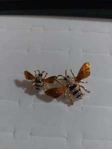 Hummel Strass Brosche/Anstecknadel - Bild 1 von 3