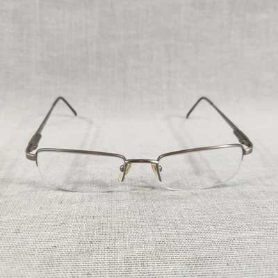 Armações de óculos GANT G Nolita AS prata metal meia aro 51-19-140mm - Imagem 1 de 4