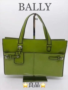 Borsa a mano Bally in pelle verde autentica ottime condizioni - Foto 1 di 10