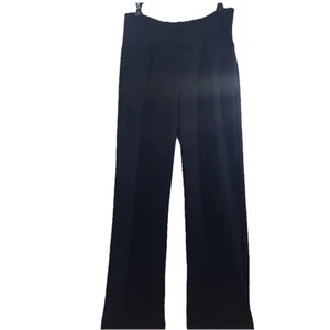Cabi Coco Wide Leg Trouser Pants Womens Size 6 High Rise Navy Blue Side Zip EUC - Picture 1 of 11