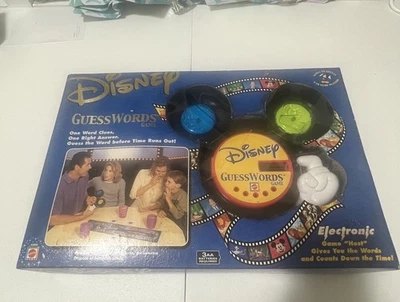 VTG 2000 Disney Guess Words Electronic Board Game - 100% Complete Sealed - Image 1 of 4