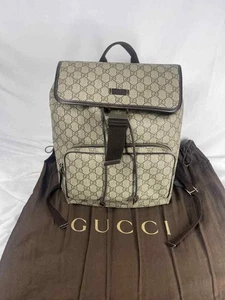 Zaino Gucci GG Supreme Monogram fibbia singola zaino medio SPB-JB 350762 - Foto 1 di 13