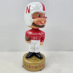 Nebraska Huskers 01 Gemmy Bobble Head University Bobblehead Sounds Works - Imagen 1 de 9