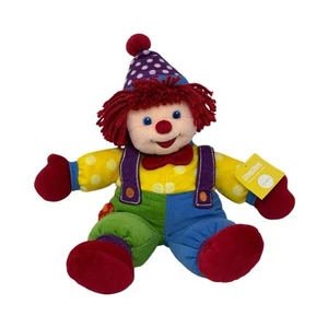 Gymboree 2004 Vintage Gymbo der Clown Cord Farbblock Stofftier Puppe - Bild 1 von 15