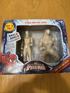 Marvel Ultimate Spider Man & Lizard Easy to Paint Your Own Statues NIB Retired - Picture 1 of 11