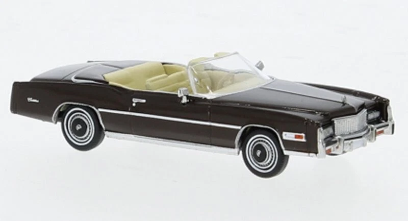 CADILLAC Eldorado Cabrio - 1976 - dark brown - BREKINA 1:87 - Immagine 1 di 4