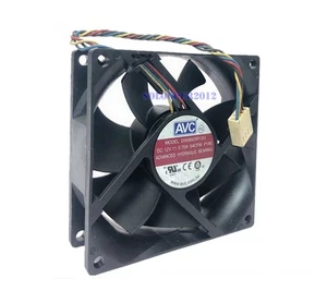 NEW AVC DS08025R12U P140 8025 DC 12V 0.7A PWM chassis CPU cooling fan 4-Pin - Afbeelding 1 van 4
