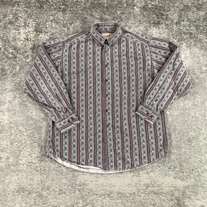Vintage Woolrich Shirt Mens Large L Southwestern Aztec Pattern Button Up USA 90s - Picture 1 of 12