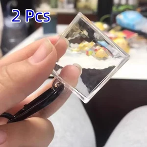 2X Acrylic Mosaic Pixel Stone Filter Pendant, Zoom Blur Filter with lanyard clip - Picture 1 of 6