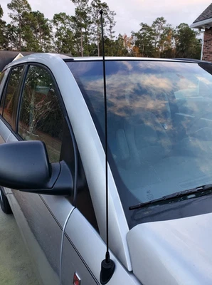 21-дюймовая черная антенна из нержавеющей стали мачта силовое радио AM/FM для Saturn Vue 2002-2007 - Изображение 1 из 4