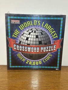 The World's Largest Crossword Puzzle-28,000 Clues-91,000 Squares-7' by 7'-SEALED - Picture 1 of 8