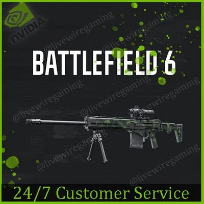 NVIDIA GeForce Reward: Battlefield 6 Marksman SVK-8.6 DMR Weapon Skin RARE FAST