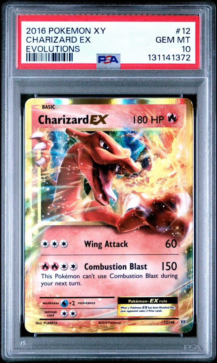Charizard Pokémon TCG Grade 10 XY Individual Collectible Card Game