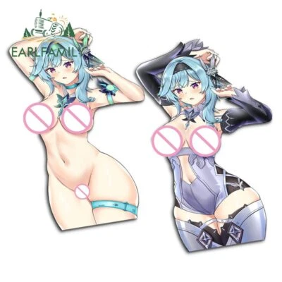 EARLFAMILY 5.1" Genshin Impact Eula Sexy NSFW Car Stickers Laptop DIY decoration - Image 1 of 4