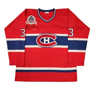 UDA Patrick ROY Signed Montreal Canadiens 1993 Stanley Cup Red Jersey - Picture 1 of 4