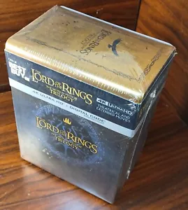The Lord of the Rings The Motion Picture Trilogy 4K Steelbook Set-NEW-Free S&H - Imagen 1 de 13