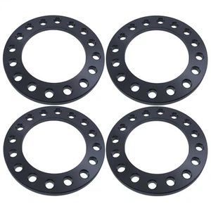 4pc 1/2 inch 8x170 Wheel Spacers 8 lug Flat Billet Spacer T6061 Fits Ford 8lug - Picture 1 of 3